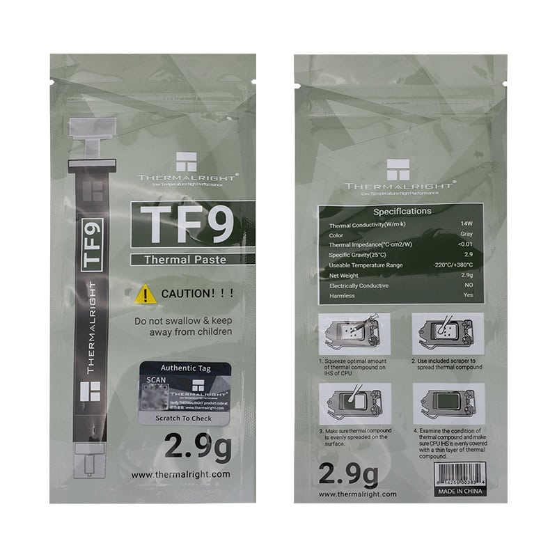 Thermalright Tf9 2.9g Termal Macun H2