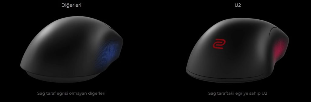 Zowie U2 Kablosuz Medium E Spor Gaming Mouse H6