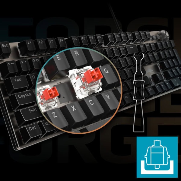MSI Forge GK310 Klavye h3