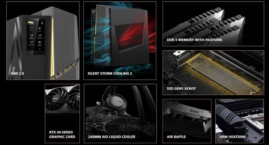 MSI MEG Trident X2 14NUF-458EU Bilgisayar h3