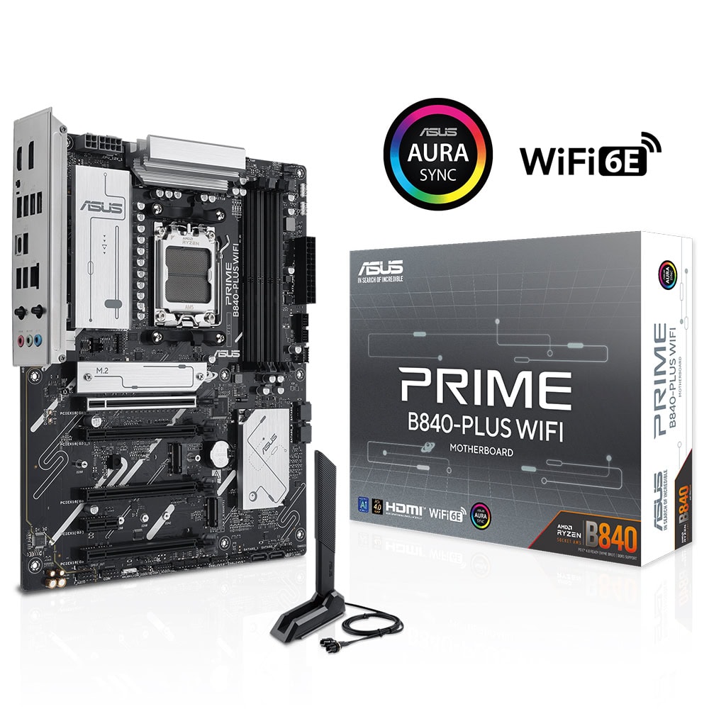 Asus Prime B840 Plus Wifi 7600mhz Oc Ddr5 Soket Am5 M 2 Hdmi Dp Atx Anakart 1