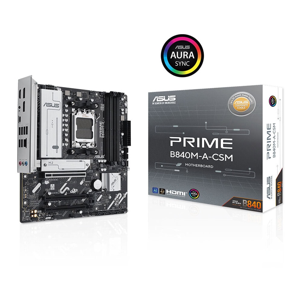 Asus Prime B840m A Csm 7600mhz Oc Ddr5 Soket Am5 M 2 Hdmi Dp Matx Anakart 1