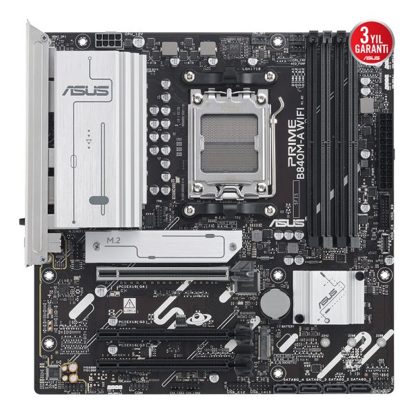 Asus Prime B840m A Wifi 7600mhz Oc Ddr5 Soket Am5 M 2 Hdmi Dp Matx Anakart 2