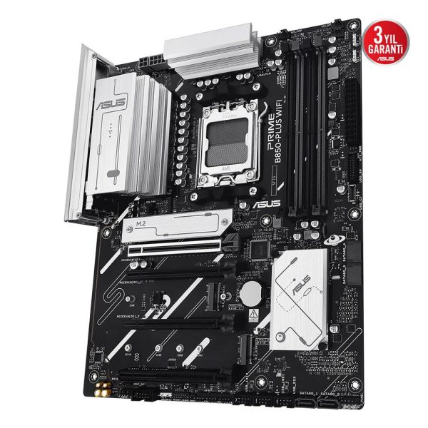 Asus Prime B850 Plus Wifi 8000mhz Oc Ddr5 Soket Am5 M 2 Hdmi Dp Atx Anakart 7