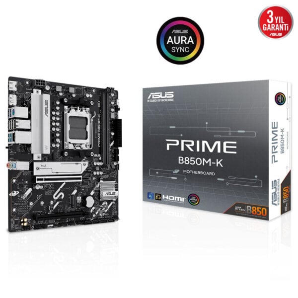 Asus Prime B850m K 8400mhz Oc Ddr5 Soket Am5 M 2 Hdmi Dp Matx Anakart 2