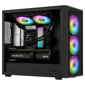 ASUS Prime LC 240 ARGB 240mm işlemci sıvı soğutucu, RGB aydınlatmalı, uyumlu Intel ve AMD işlemciler için tasarlanmış yüksek performanslı soğutucu.