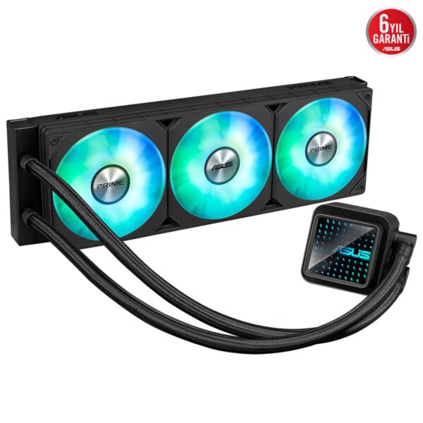 Asus Prime Lc 360 Argb 360mm Intel Amd Uyumlu İşlemci Sıvı Soğutucu 6 Yıl Garantili 9