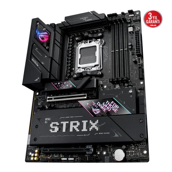 Asus Rog Strix B850 E Gaming Wifi 8000mhz Oc Ddr5 Soket Am5 M 2 Hdmi Dp Atx Anakart 7