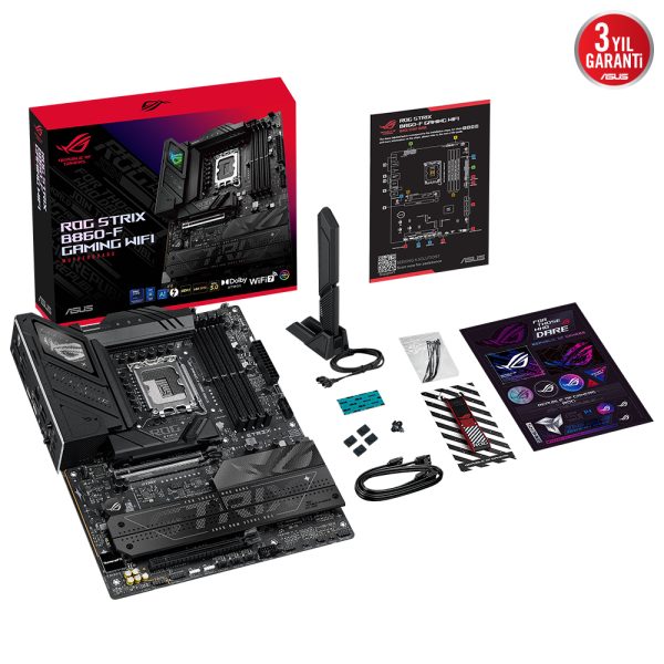 Asus Rog Strix B860 F Gaming Wifi 9066mhz Oc Ddr5 Soket Lga1851 M 2 Hdmi Dp Thunderbolt Atx Anakart 13