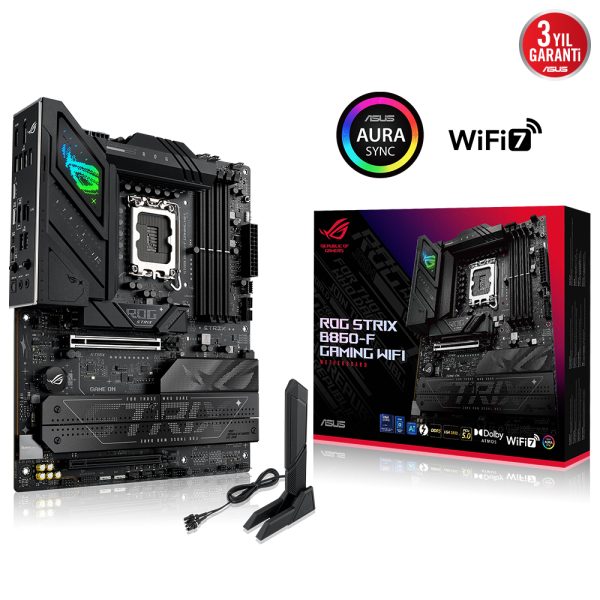 Asus Rog Strix B860 F Gaming Wifi 9066mhz Oc Ddr5 Soket Lga1851 M 2 Hdmi Dp Thunderbolt Atx Anakart 14