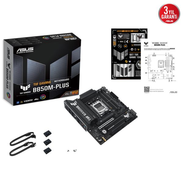 Asus Tuf Gaming B850m Plus 8000mhz Oc Ddr5 Soket Am5 M 2 Hdmi Dp Matx Anakart 11