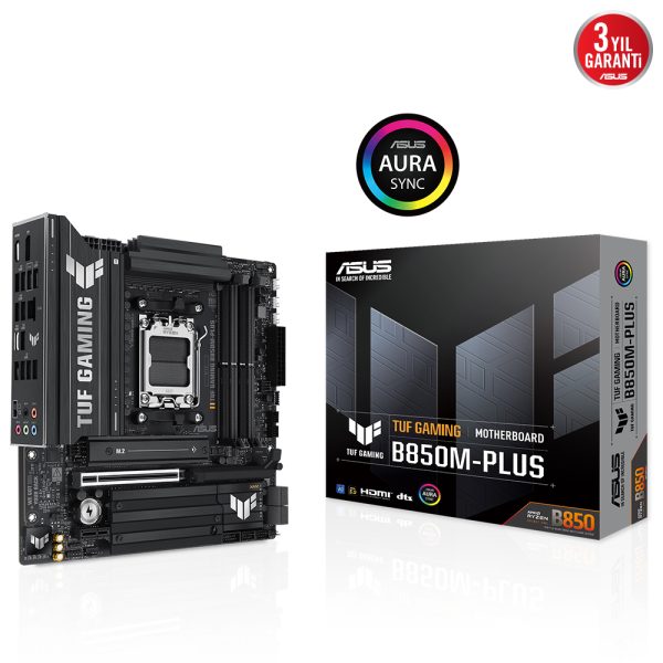 Asus Tuf Gaming B850m Plus 8000mhz Oc Ddr5 Soket Am5 M 2 Hdmi Dp Matx Anakart 12