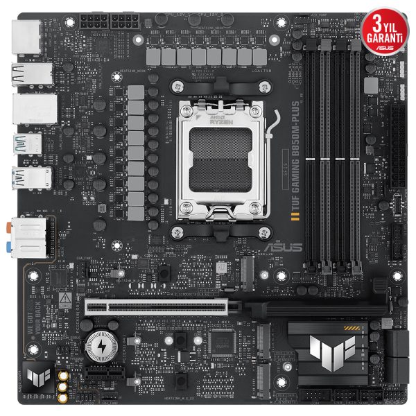 Asus Tuf Gaming B850m Plus 8000mhz Oc Ddr5 Soket Am5 M 2 Hdmi Dp Matx Anakart 3