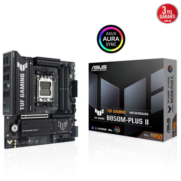 Asus Tuf Gaming B850m Plus Ii 8000mhz (oc) Ddr5 Soket Am5 M.2 Hdmi Dp Matx Anakart 2