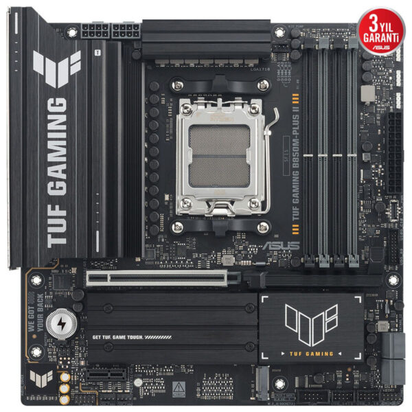 Asus Tuf Gaming B850m Plus Ii 8000mhz (oc) Ddr5 Soket Am5 M.2 Hdmi Dp Matx Anakart 3