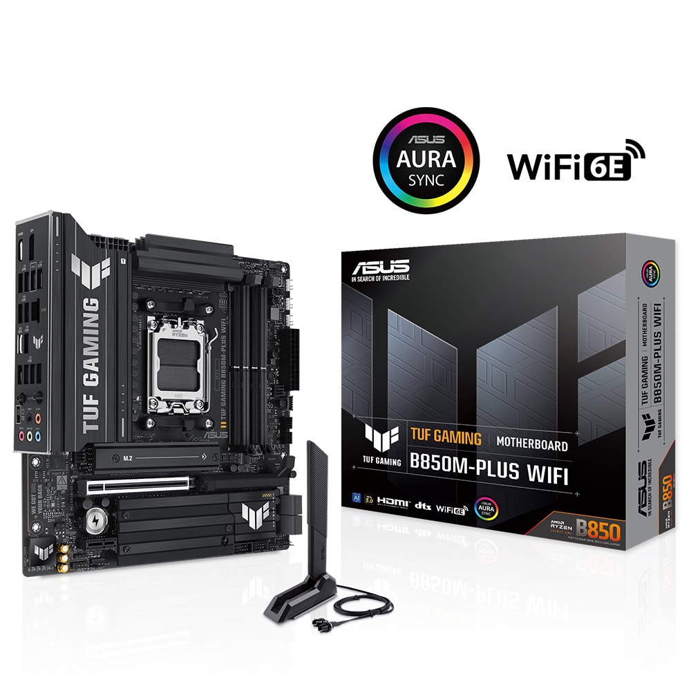 Asus Tuf Gaming B850m Plus Wifi 8000mhzoc Ddr5 Soket Am5 M 2 Hdmi Dp Matx Anakart 1