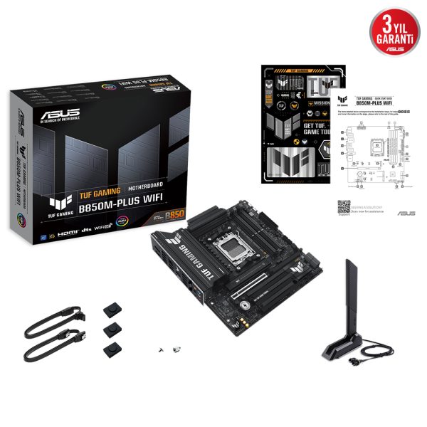 Asus Tuf Gaming B850m Plus Wifi 8000mhzoc Ddr5 Soket Am5 M 2 Hdmi Dp Matx Anakart 13