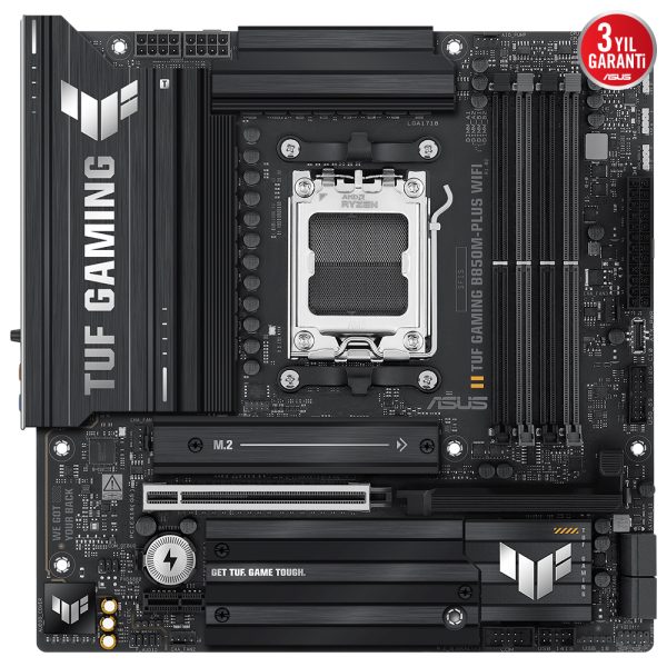 Asus Tuf Gaming B850m Plus Wifi 8000mhzoc Ddr5 Soket Am5 M 2 Hdmi Dp Matx Anakart 3