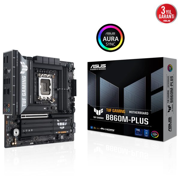 Asus Tuf Gaming B860m Plus 8800mhz Oc Ddr5 Soket Lga1851 M 2 Hdmi Dp Matx Anakart 10