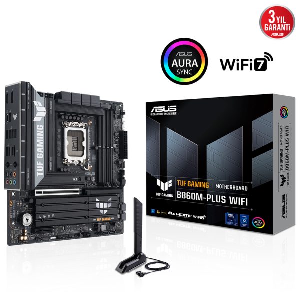 Asus Tuf Gaming B860m Plus Wifi 8800mhz Oc Ddr5 Soket Lga1851 M 2 Hdmi Dp Matx Anakart 11