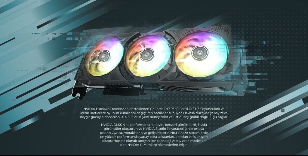 Galax Geforce Rtx 5070 Ti 1 Click Oc 16gb Ekran Kartı H2