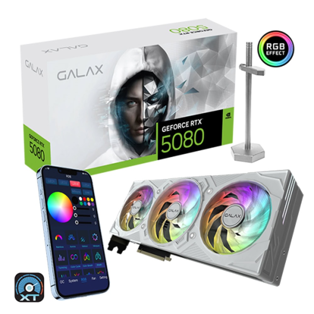 Galax Geforce Rtx 5080 Ex Gamer 1 Click Oc White 16gb Gddr7 256 Bit Ekran Karti 2 Yil Birebir Degisim Garantili 1