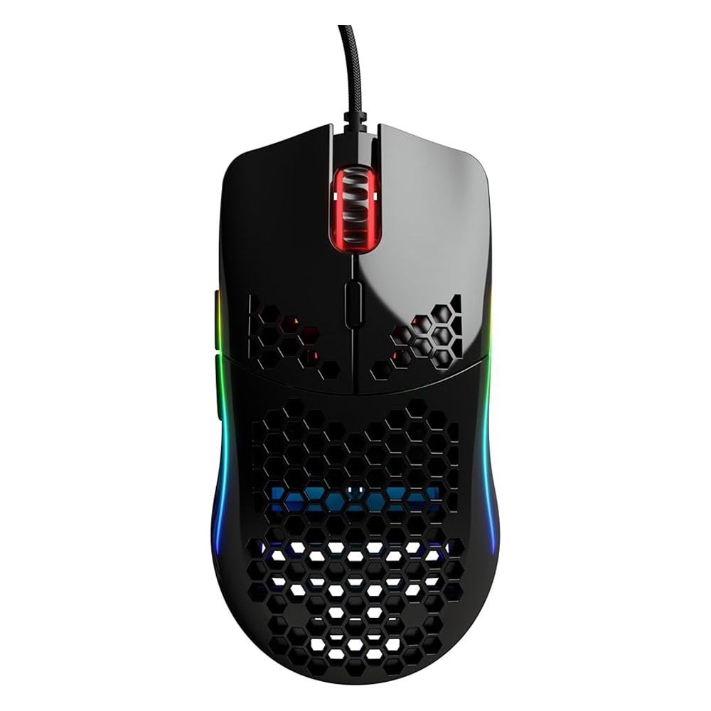 Glorious Model O Minus Glossy Siyah Kablolu Gaming Mouse Gom Gblack 1