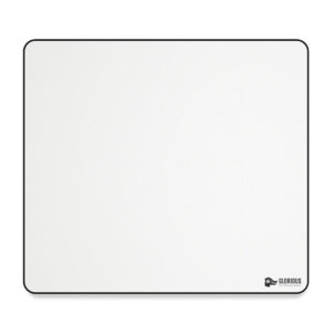 Yüksek kaliteli beyaz oyun mousepad, pürüzsüz yüzey ve sağlam yapısıyla oyun performansını artırır. Glorious logo ile şık tasarım. Esnek ve dayanıklı yapısı ile uzun ömürlü kullanım sağlar.