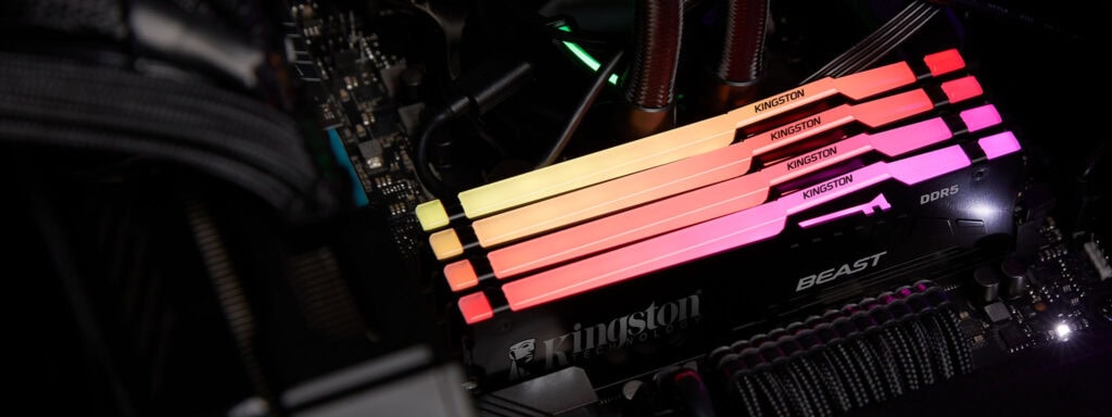 Kingston Beast Rgb 32gb (2x16gb) 6000mhz Cl36 Amd Expo – Intel Xmp Ddr5 Ram (kf560c36bbe2ak2 32tr) H1