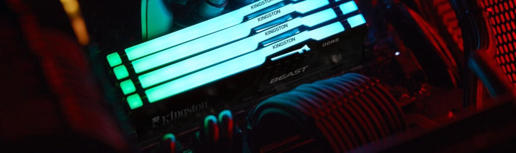 Kingston Beast Rgb 32gb (2x16gb) 6000mhz Cl36 Amd Expo – Intel Xmp Ddr5 Ram (kf560c36bbe2ak2 32tr) H4