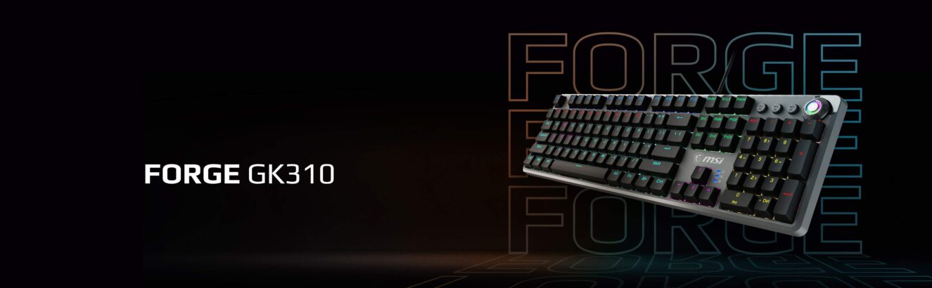 MSI Forge GK310 Klavye h1