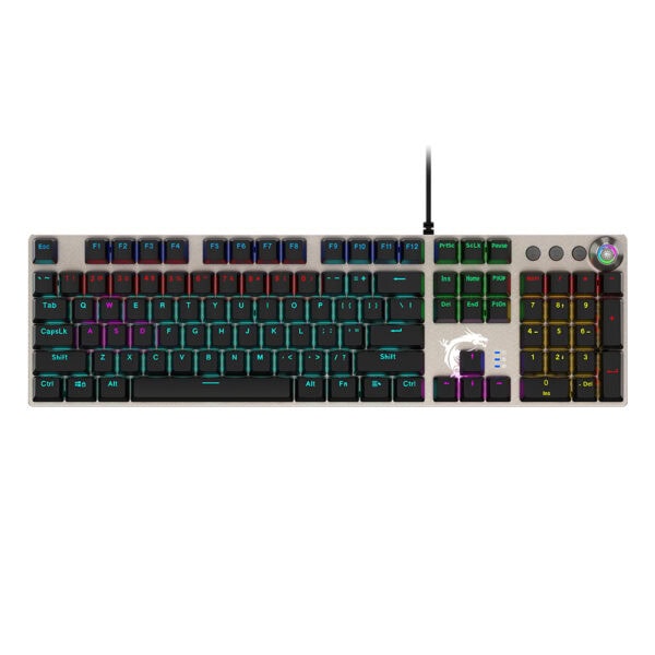 Msi Forge Gk310 Rgb Red Switch Mekanik Turkce Kablolu Gaming Klavye Y5