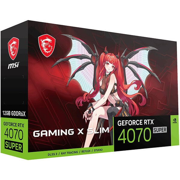 Msi Geforce Rtx 4070 Super 12g Gaming X Slim Mlg 12gb Gddr6x 192 Bit Dlss 3 Ekran Karti 12
