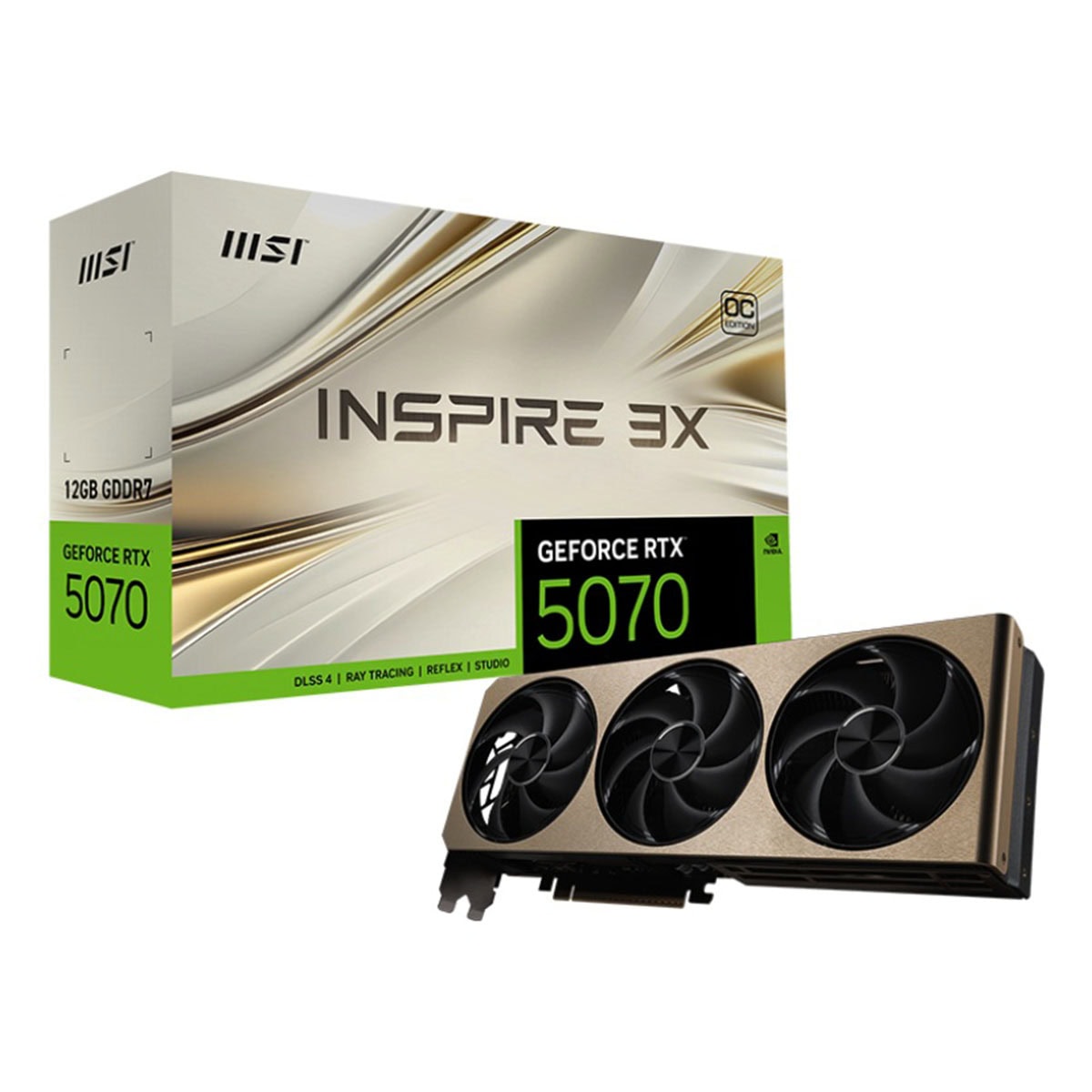 Yüksek performanslı NVIDIA GeForce RTX 5070 ekran kartı, oyun ve grafik çalışmaları için ideal. Ray tracing, DLSS 4 ve stüdyo kalitesinde görseller sağlar.