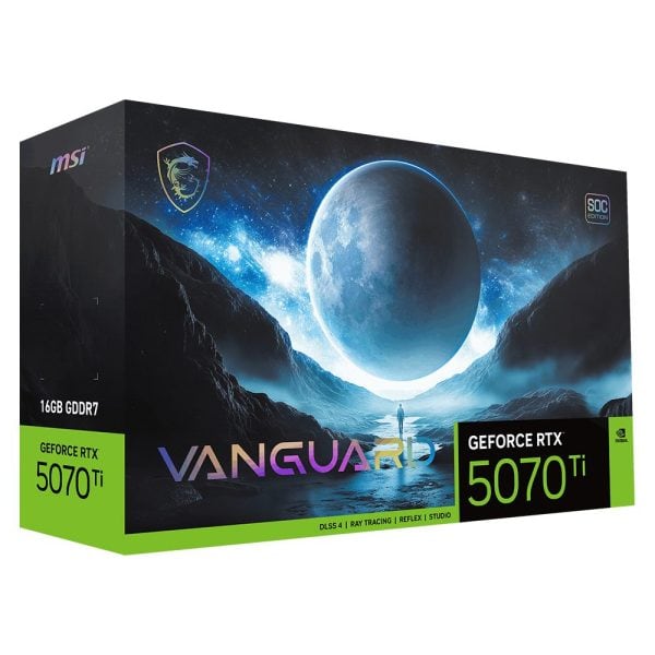 Msi Geforce Rtx 5070 Ti 16g Vanguard Soc 16gb Gddr7 256 Bit Dlss 4 Ekran Karti Y13