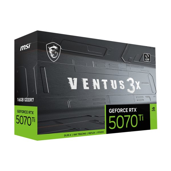 Msi Geforce Rtx 5070 Ti 16g Ventus 3x 16gb Gddr7 256 Bit Dlss 4 Ekran Karti 13