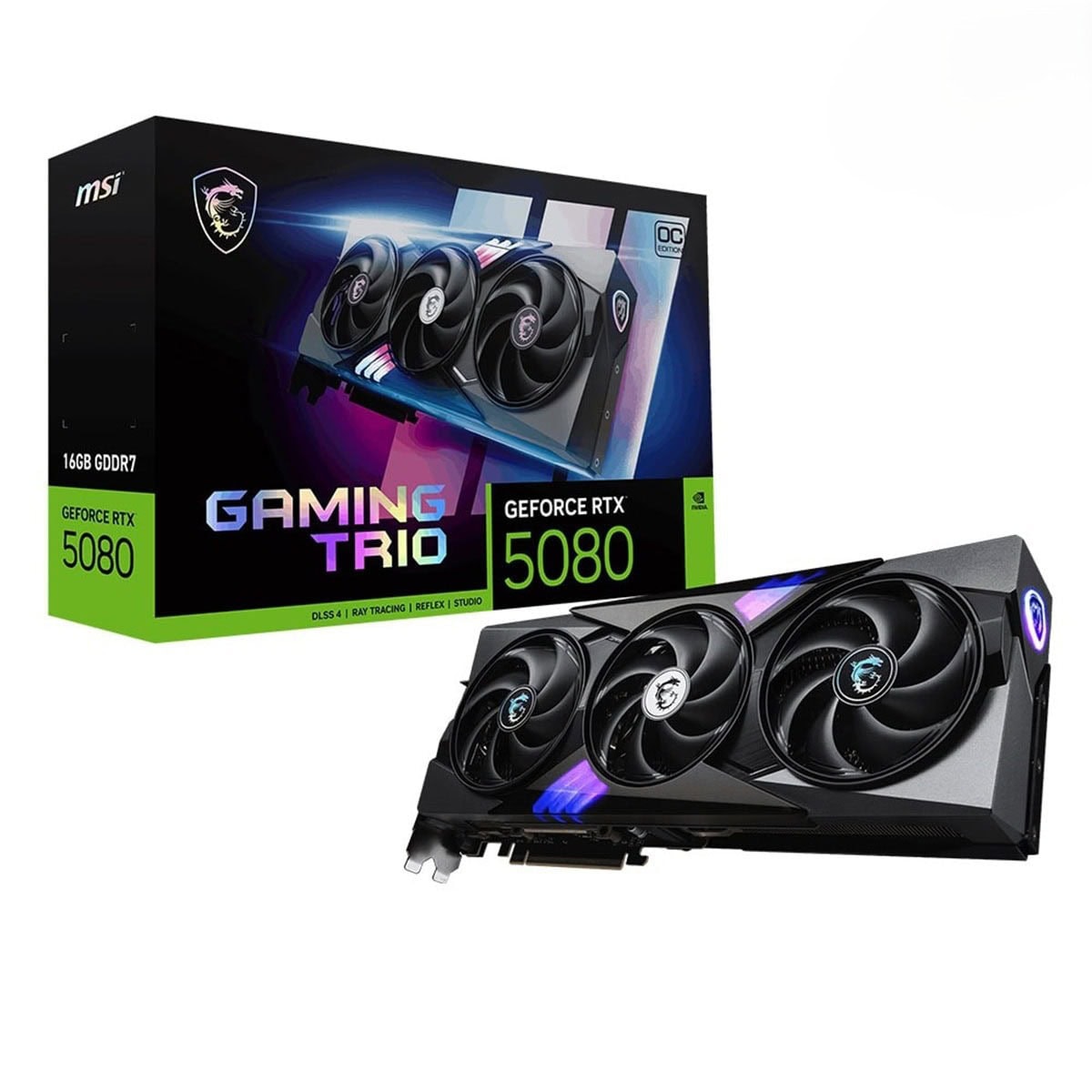 Msi Geforce Rtx 5080 16g Gaming Trio Oc 16gb Gddr7 256 Bit Dlss 4 Ekran Karti Control Resonant Hediyeli 1