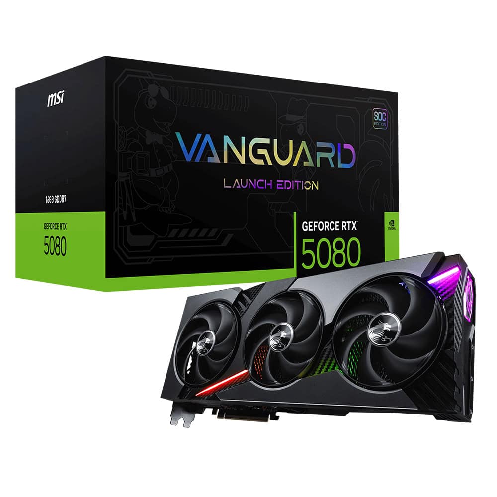 Msi Geforce Rtx 5080 16g Vanguard Soc Launch Edition 16gb Gddr7 256 Bit Dlss 4 Ekran Karti Y1