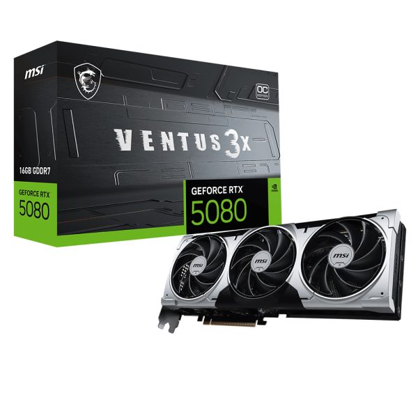 Msi Geforce Rtx 5080 16g Ventus 3x Oc Plus 16gb Gddr7 256 Bit Dlss 4 Ekran Karti Y1