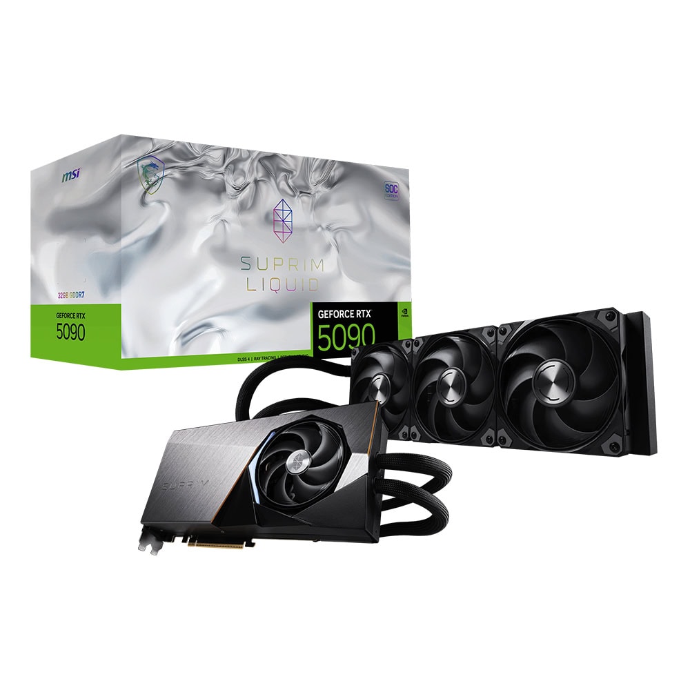Msi Geforce Rtx 5090 32g Suprim Liquid Soc 32gb Gddr7 512 Bit Dlss 4 Sivi Sogutuculu Ekran Karti 1