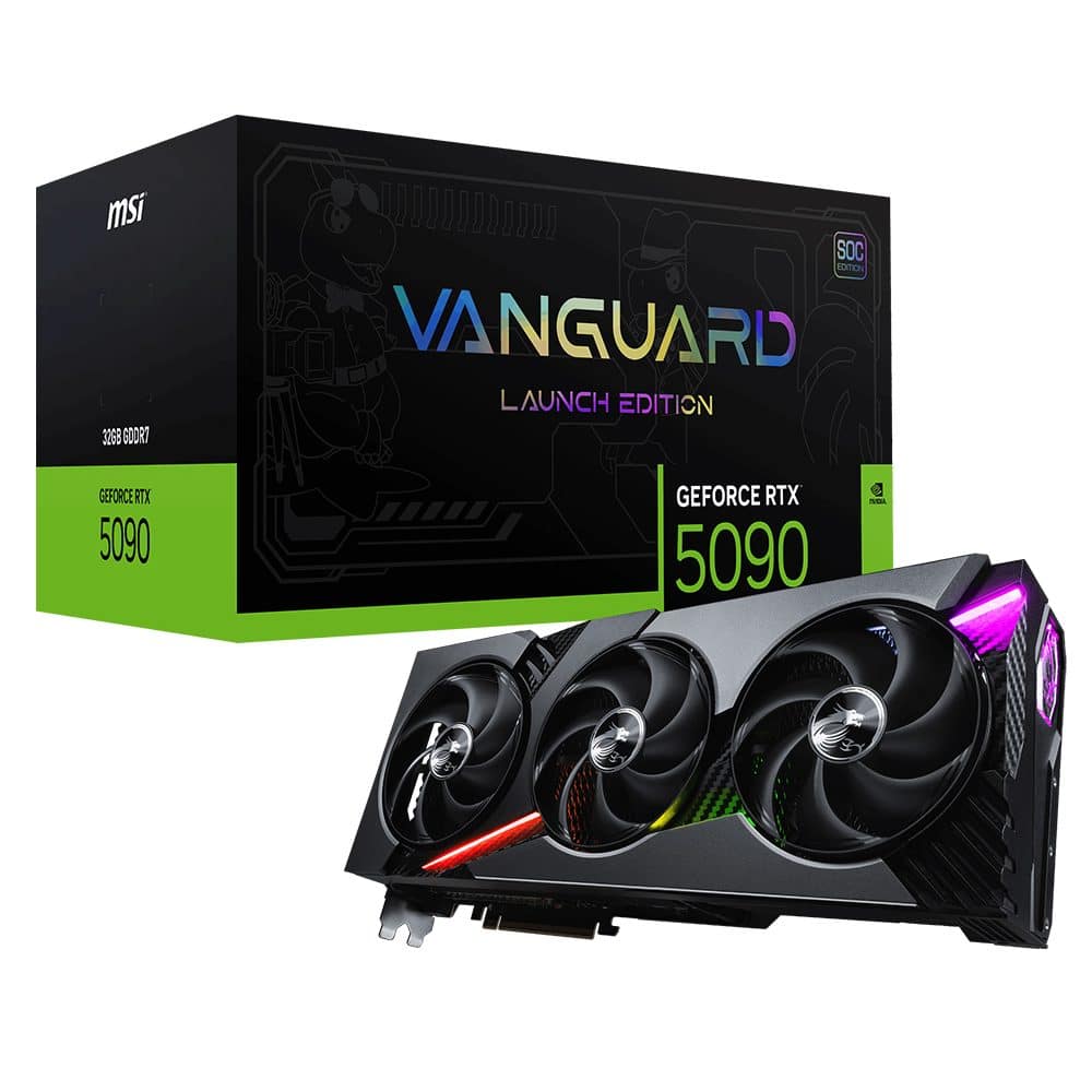 Msi Geforce Rtx 5090 32g Vanguard Soc Launch Edition 32gb Gddr7 512 Bit Dlss 4 Ekran Karti Yy1