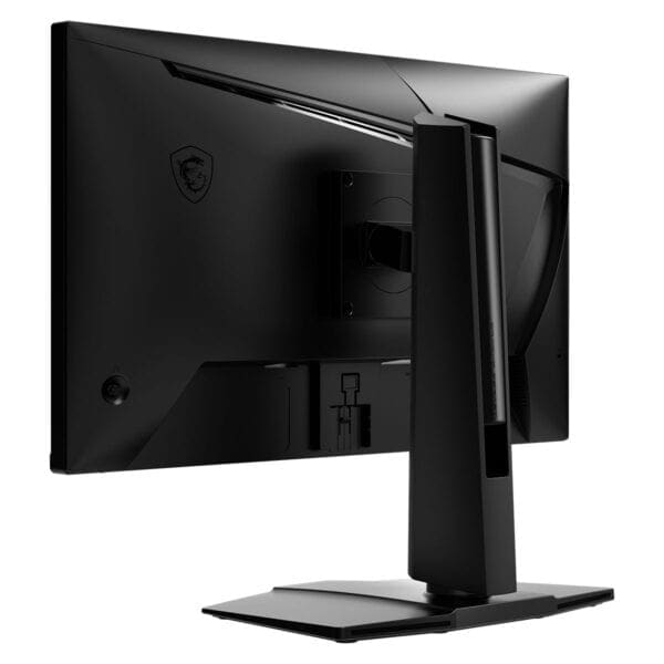 Yüksek performanslı gaming monitörü, şık tasarımı ve yüksek çözünürlük ile profesyonel ve hobi amaçlı oyun deneyimi sağlar. MSI ve MSI Gaming logosu ön plandadır.
