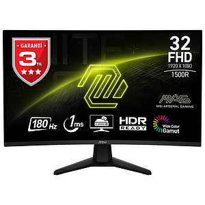 Msi Mag 32c6 31 5 Inc 180hz 1ms Full Hd Adaptive Sync Va Kavisli Gaming Monitor 1