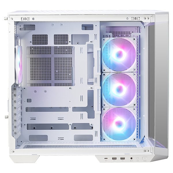 Msi Mag Pano 100r Pz White Rgb Panaromik Temperli Cam Usb 5 0 Atx Mid Tower Beyaz Gaming Kasa 6