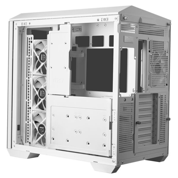 Msi Mag Pano 100r Pz White Rgb Panaromik Temperli Cam Usb 5 0 Atx Mid Tower Beyaz Gaming Kasa 7