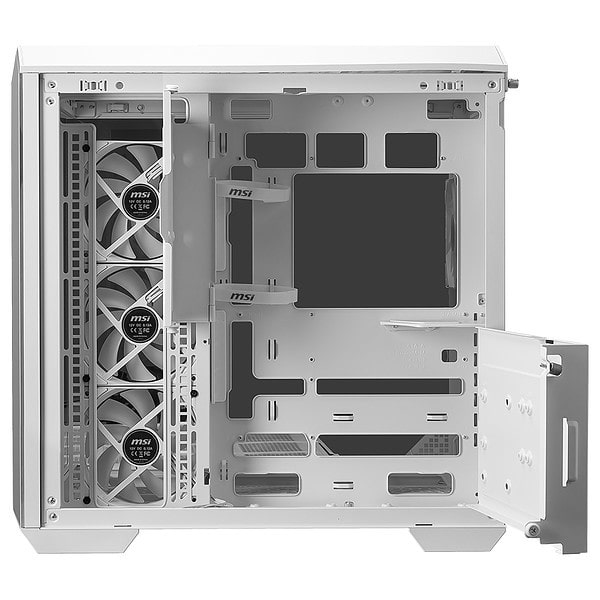 Msi Mag Pano 100r Pz White Rgb Panaromik Temperli Cam Usb 5 0 Atx Mid Tower Beyaz Gaming Kasa 8