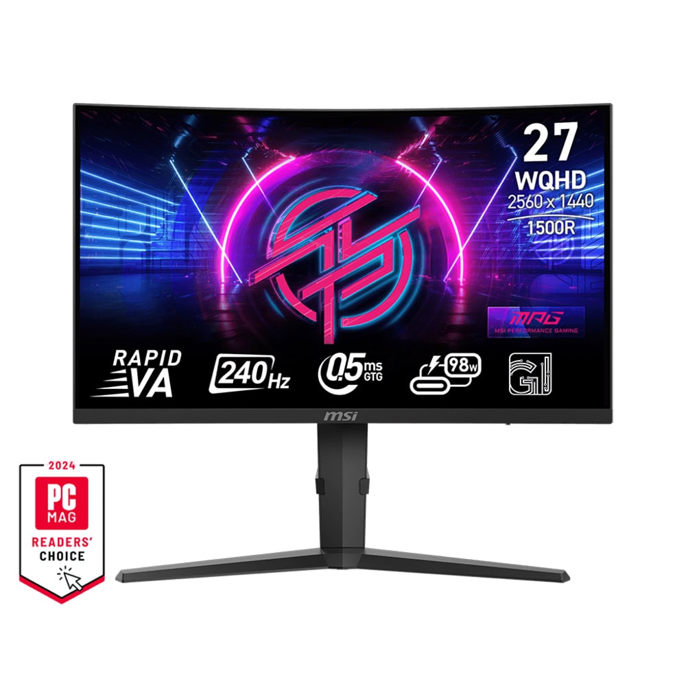 Msi Mpg 275cqrxf 27 Inc 240hz 0 5ms Wqhd Freesync Premium Rapid Va Kavisli Gaming Monitor 1