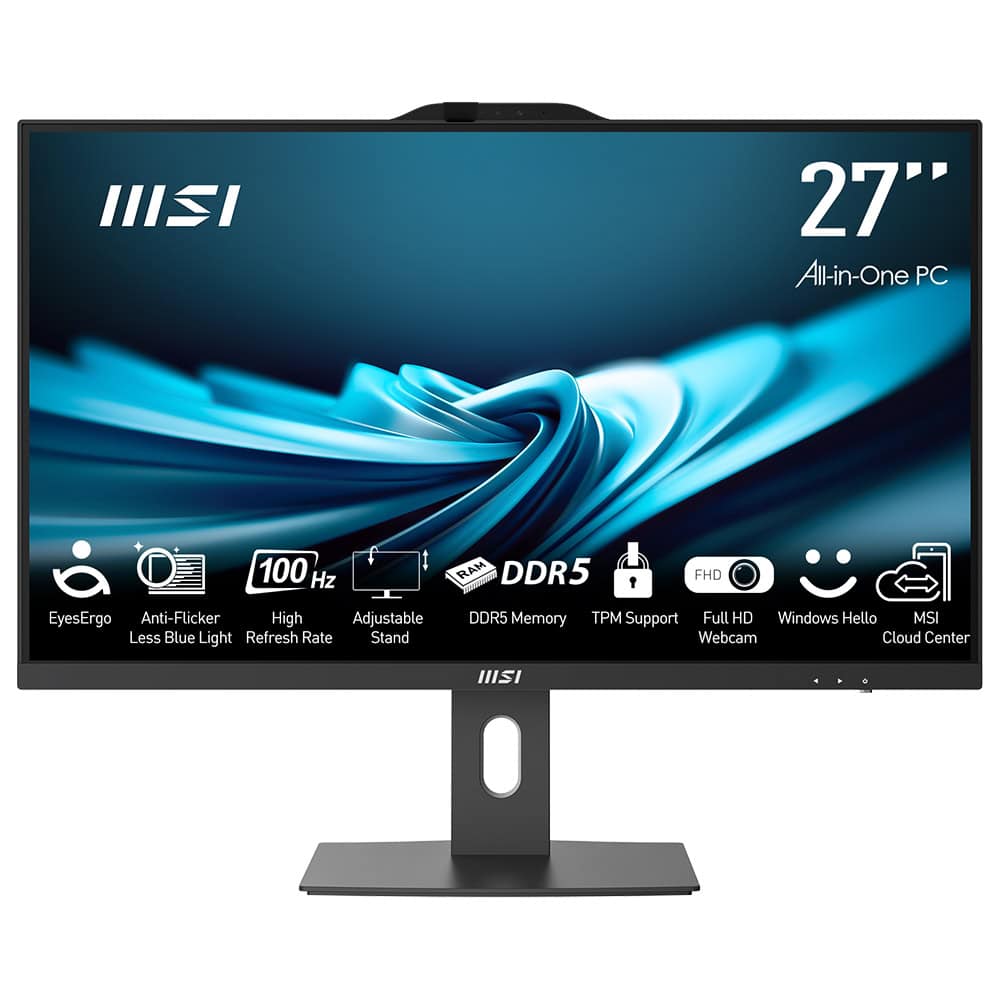 Msi Pro Ap272p 14m 695eu Intel Core I5 14400 16gb Ddr5 512gb Ssd 27 Inc Full Hd Windows 11 Pro Siyah All In One Bilgisayar 1