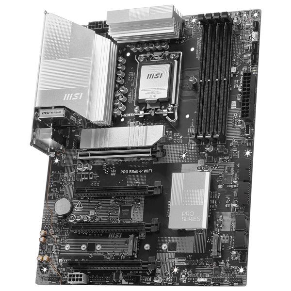 Msi Pro B860 P Wifi 8600mhz Oc Ddr5 Soket Lga1851 M 2 Hdmi Dp Thunderbolt Atx Anakart 3