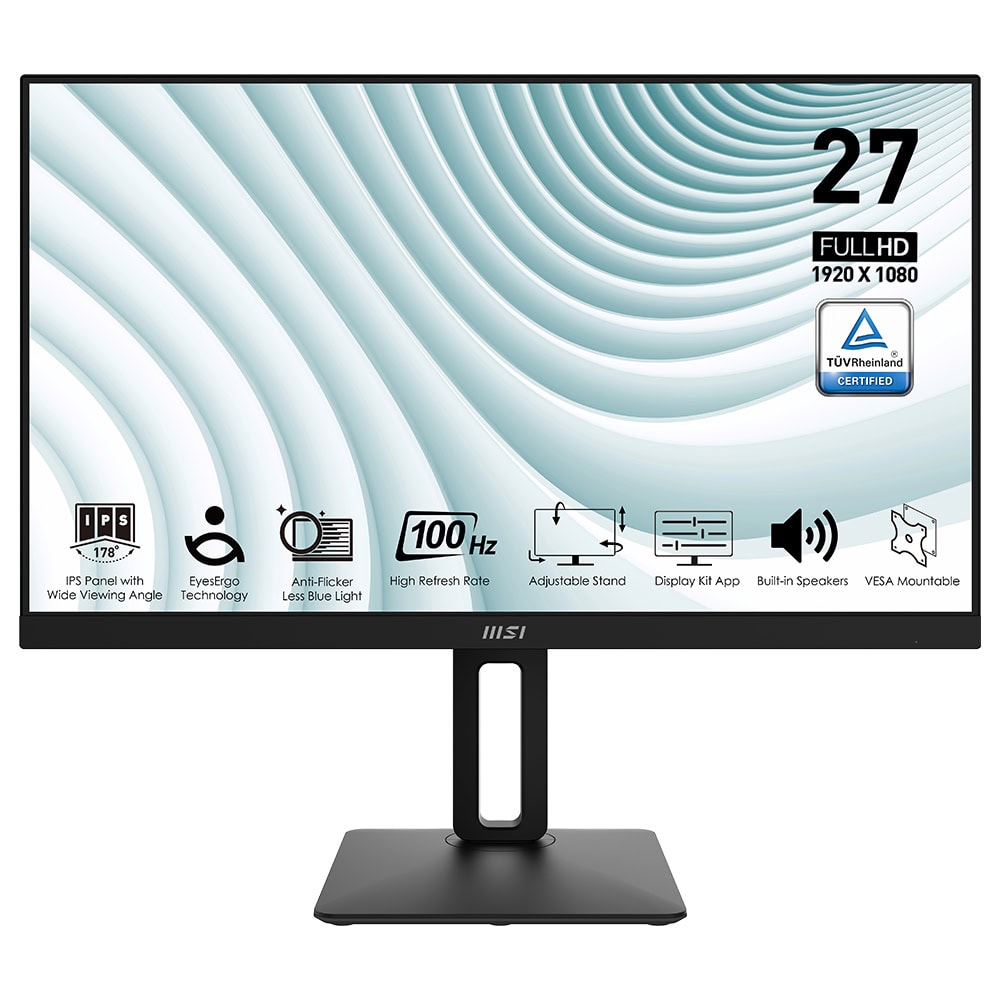 Msi Pro Mp271ap 27 Inc 100hz 1ms Full Hd Adaptive Sync Ips Monitor 1